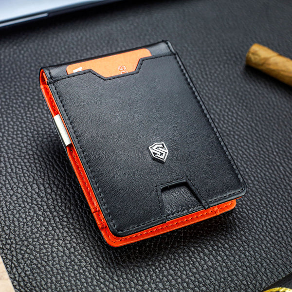 Vyriška plona piniginė, kortelių dėklas su RFID S23