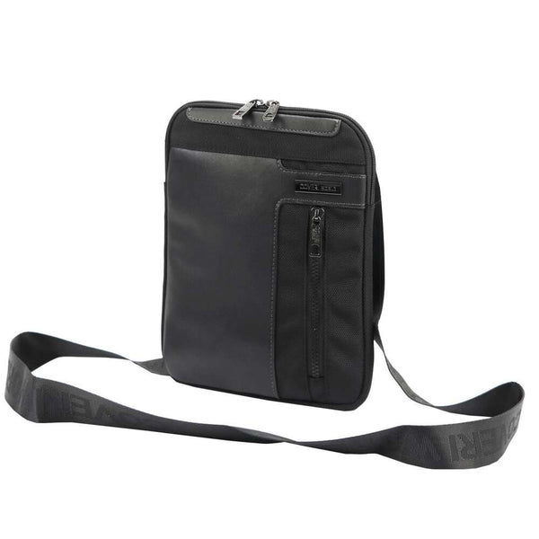 Vyriška juoda crossbody rankinė Coveri World CW2263 su reguliuojamu dirželiu