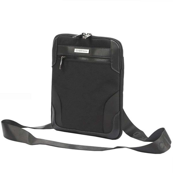 Vyriška juoda crossbody rankinė Coveri World CW2261 su reguliuojamu dirželiu