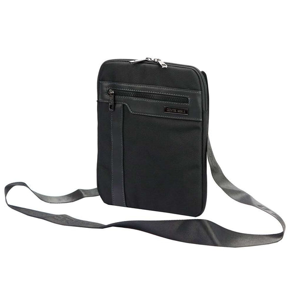Vyriška juoda crossbody rankinė Coveri World CW2264, ekologiška oda, su reguliuojamu dirželiu