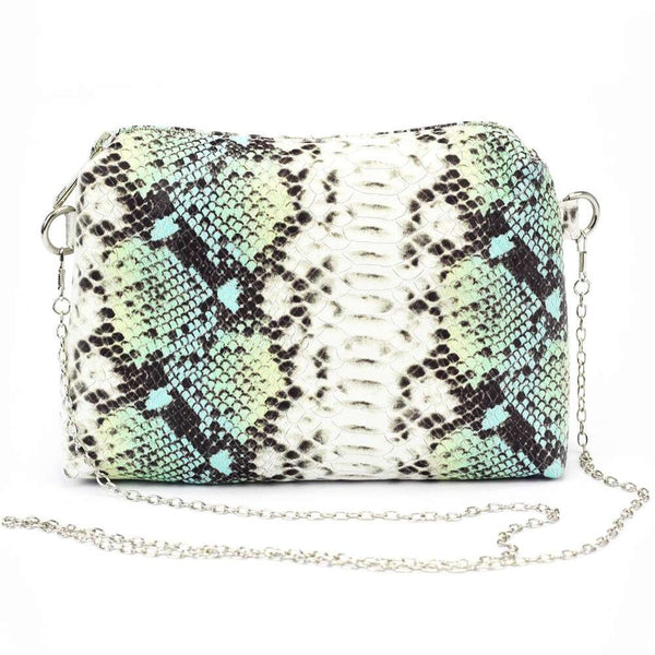 Moteriška odinė rankinė Patrizia 419-051, žalia, crossbody stiliaus