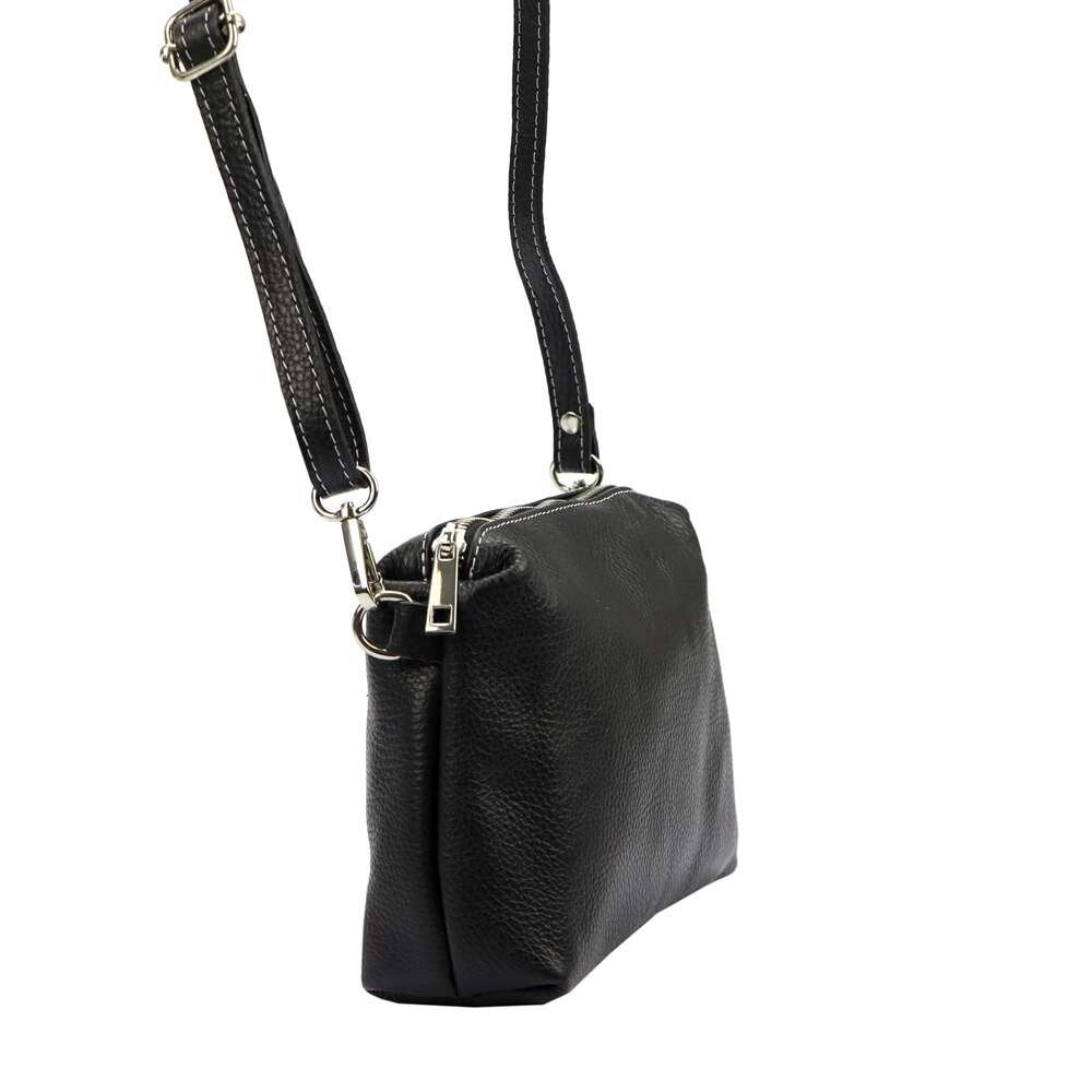 Moteriška odinė rankinė Patrizia 419-051, žalia, crossbody stiliaus