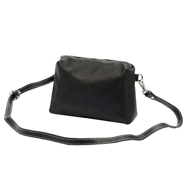 Moteriška odinė rankinė Patrizia 419-051, žalia, crossbody stiliaus