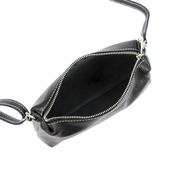 Moteriška odinė rankinė Patrizia 419-051, žalia, crossbody stiliaus