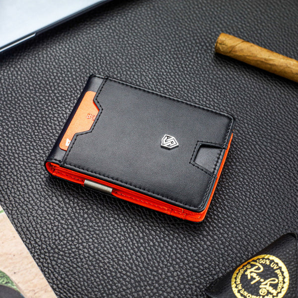 Vyriška plona piniginė, kortelių dėklas su RFID F02 S21