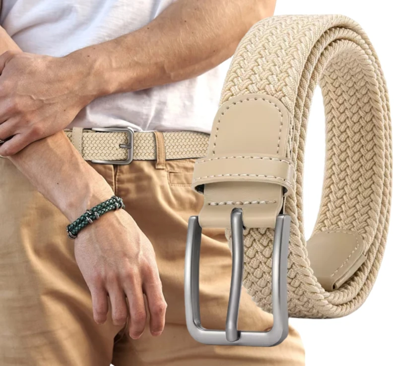 Lankstus,smėlio spalvos juostinis diržas N332