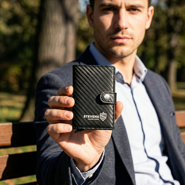 Kortelių dėklas vyrams Stevens FN1 S1062