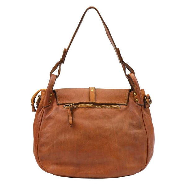 Moteriška odinė crossbody rankinė VS 006, ruda
