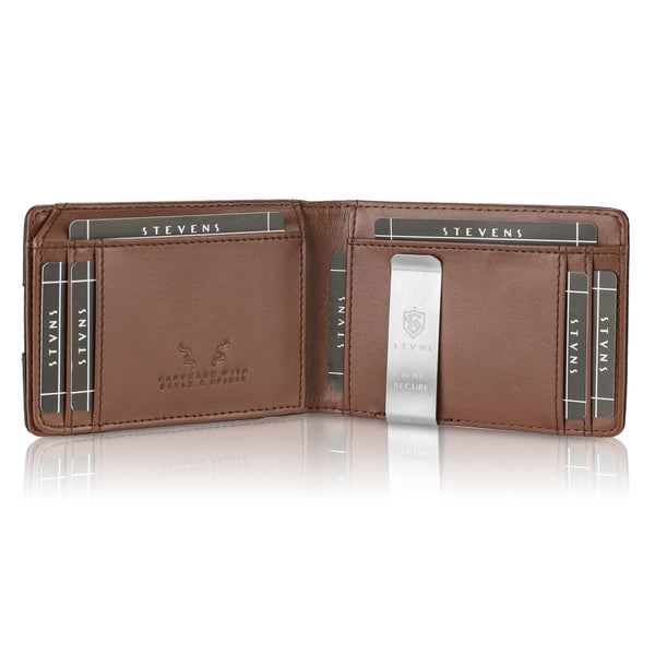 Vyriška plona piniginė, kortelių dėklas su RFID F02 S20