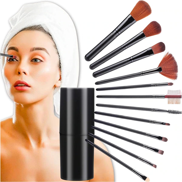 MAKIAŽO ŠEPETĖLIŲ RINKINYS 12 VNT.