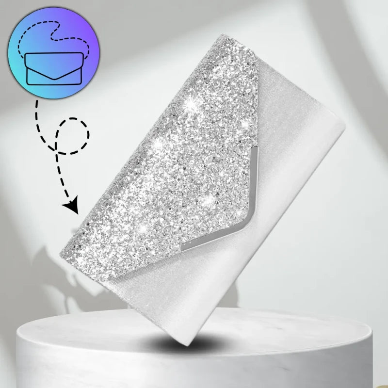 Maža rankinė moterims S12 sidabro spalvos R798