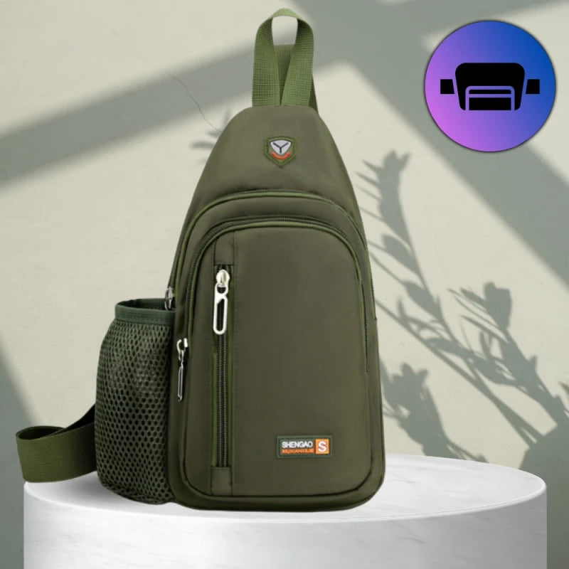 Maža vyriška kuprinė P24, žalia