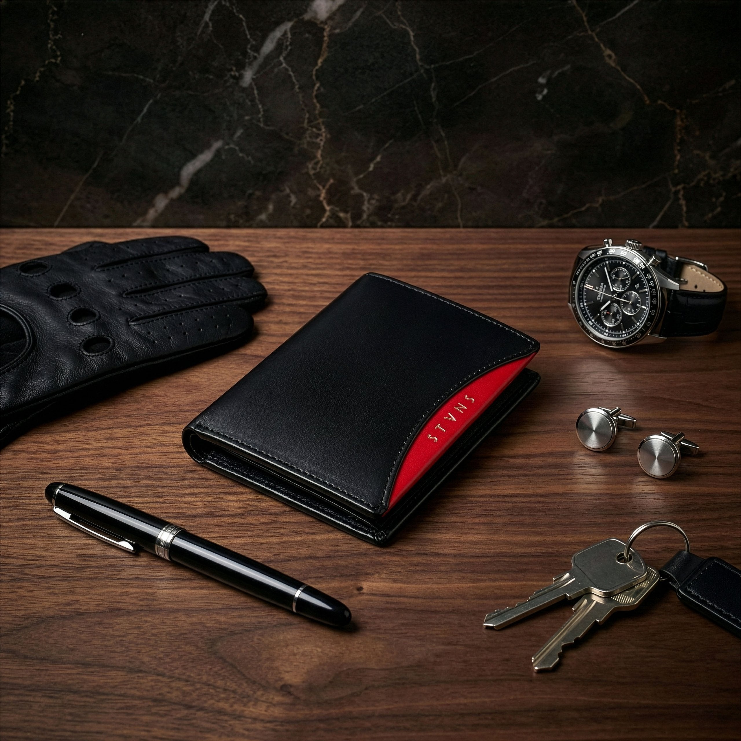 Vyriška vertikali odinė piniginė Stevens DP01 S16