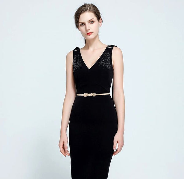 Moteriškas diržas C92 aukso spalvos N95