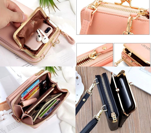 Mini piniginė, rankinė moterims D27, juoda D1912