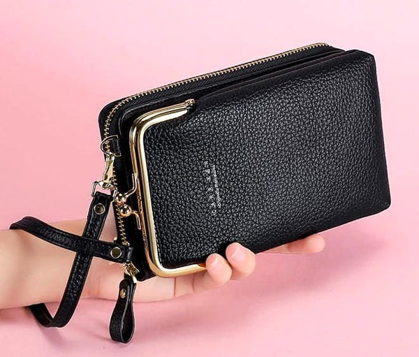 Mini piniginė, rankinė moterims D27, juoda D1912