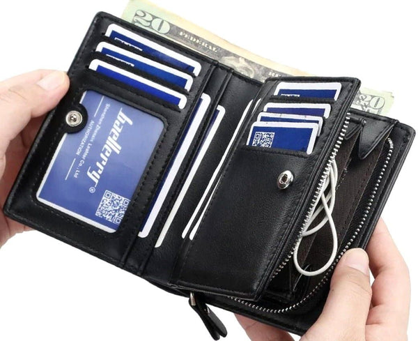 Vyriška piniginė E26, juoda S139