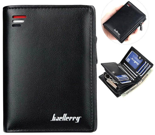 Vyriška piniginė E26, juoda S139