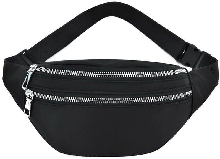 Juosmens rankinė moterims R44, juoda R1163