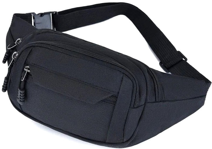 Vyriška juosmens rankinė, krepšys T119, juoda N10