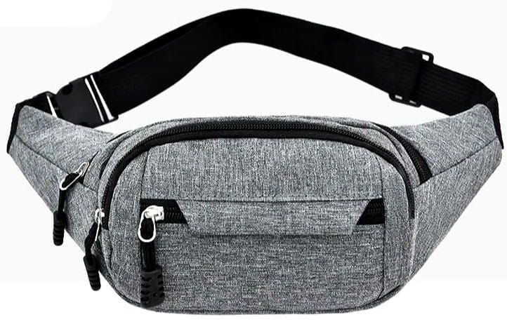 Vyriška juosmens rankinė, krepšys T119, pilka R225