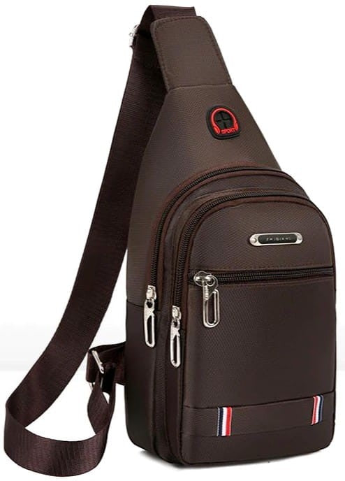 Vyriška maža kuprinė, krepšys T107, ruda R224