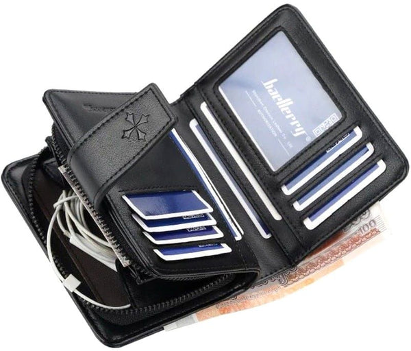 Vyriška piniginė E35, juoda S136