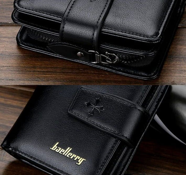 Vyriška piniginė E35, juoda S136