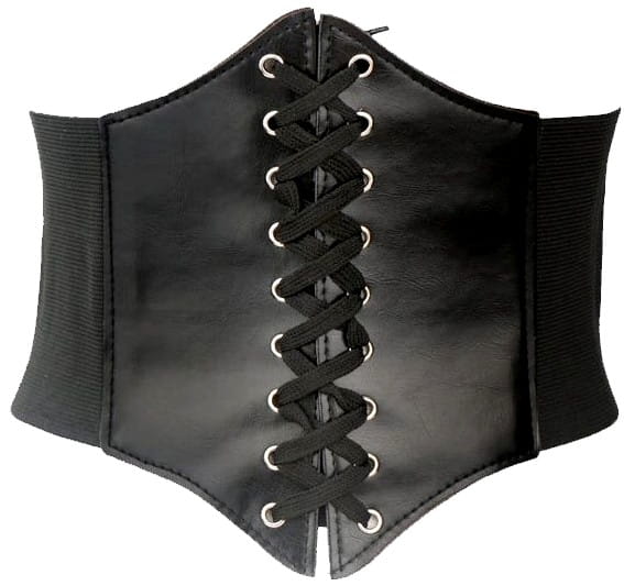 Moteriškas diržas-korsetas T125, juodas N82