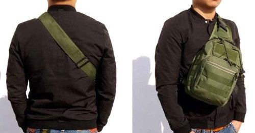 Vyriška taktinė kuprinė U126 žalia N121