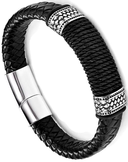 Vyriška apyrankė B2, juoda A18