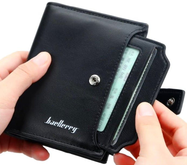 Vyriška piniginė E37, juoda S135