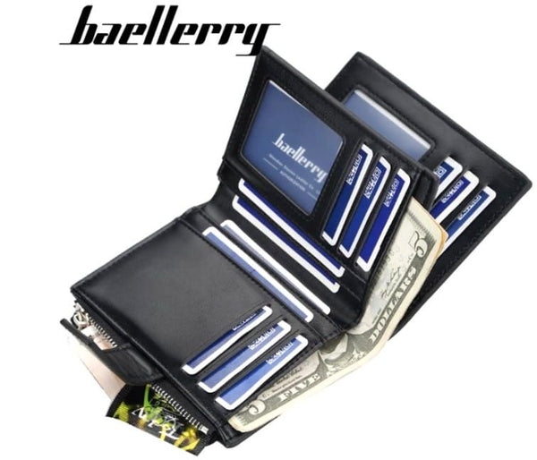 Vyriška piniginė E37, juoda S135