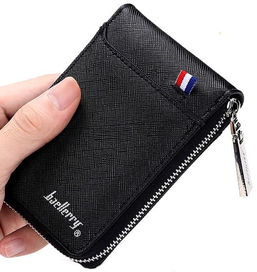 Kortelių dėklas vyrams B40, juodas S1066