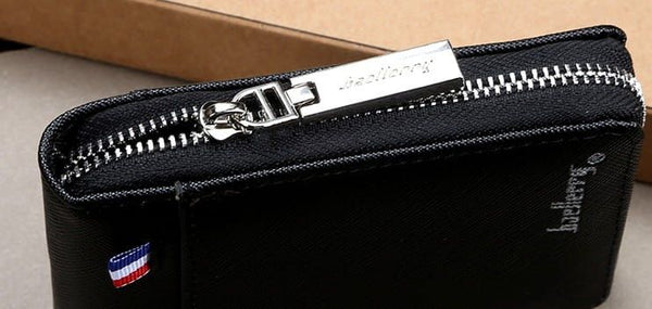 Kortelių dėklas vyrams B40, juodas S1066