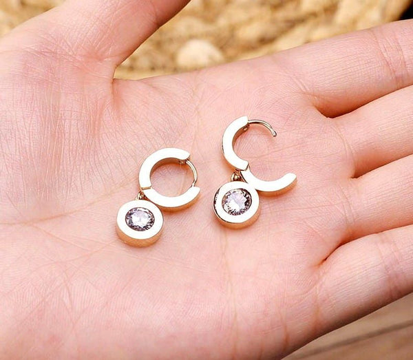 Auskarai moterims N8-2, auksinė