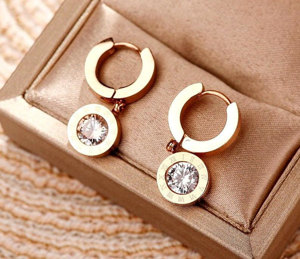 Auskarai moterims N8-2, auksinė