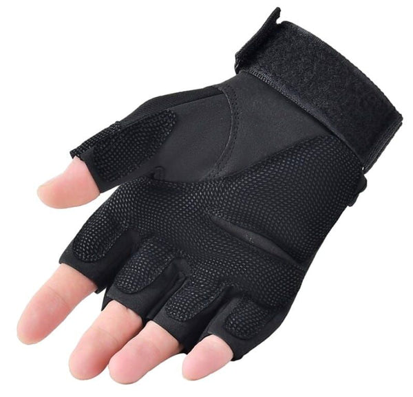 Vyriškos taktinės pirštinės K60, juodos spalvos, XL