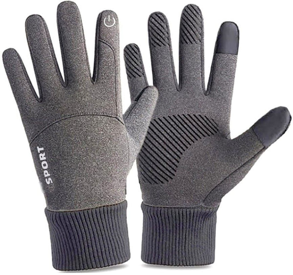 Vyriškos žieminės pirštinės KR72, pilka