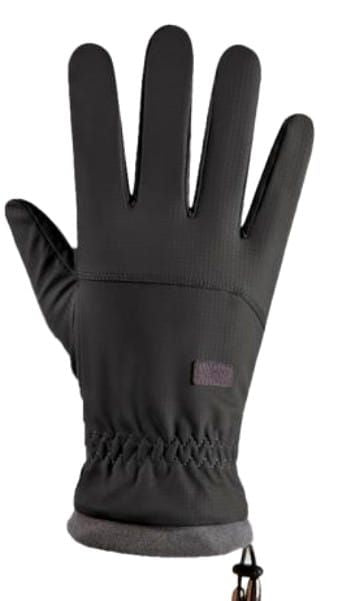 Vyriškos neperšlampamos žieminės pirštinės KR73, juoda