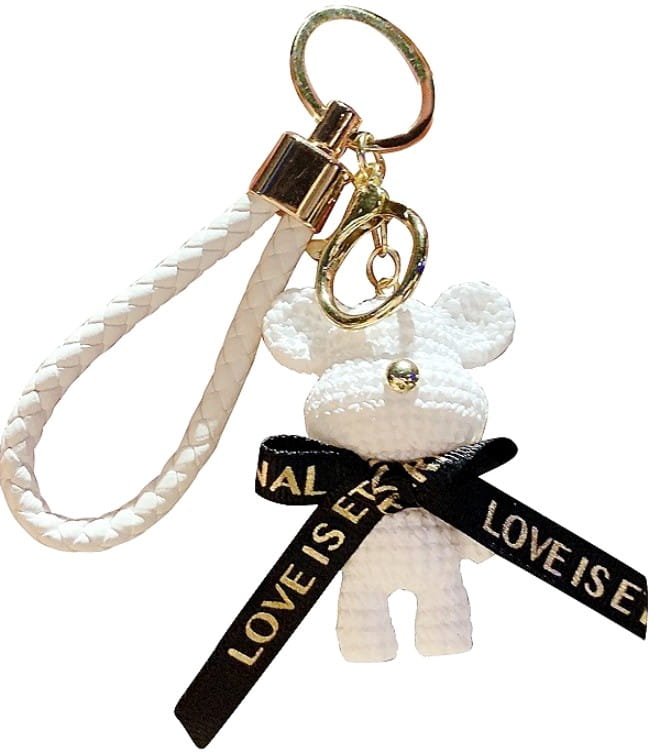 Raktų pakabukas bear F156, balta spalva N28