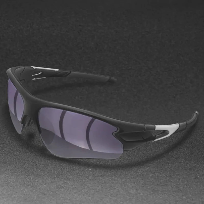 Poliarizuoti sportiniai akiniai nuo saulės vyrams B10 juodi