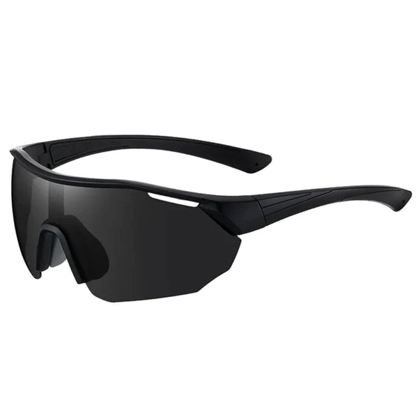 Poliarizuoti sportiniai akiniai vyrams B58, juodi