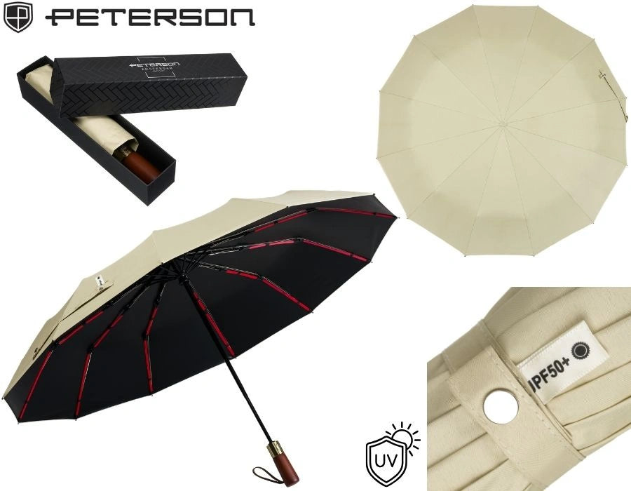 Baltas skėtis Peterson PTN UMB-01TK47