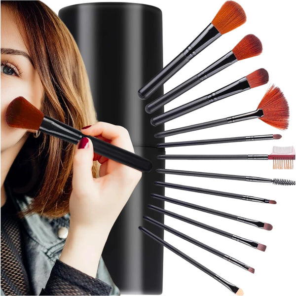 MAKIAŽO ŠEPETĖLIŲ RINKINYS 12 VNT.