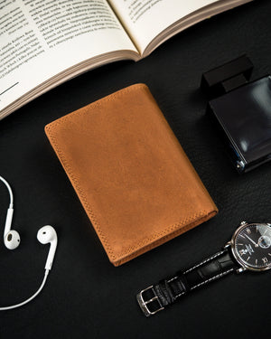 Rudas piniginės ir diržo rinkinys PTN S3