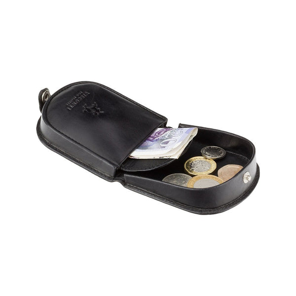 Vyriška odinė pinigine Visconti TRY-5, juoda N9