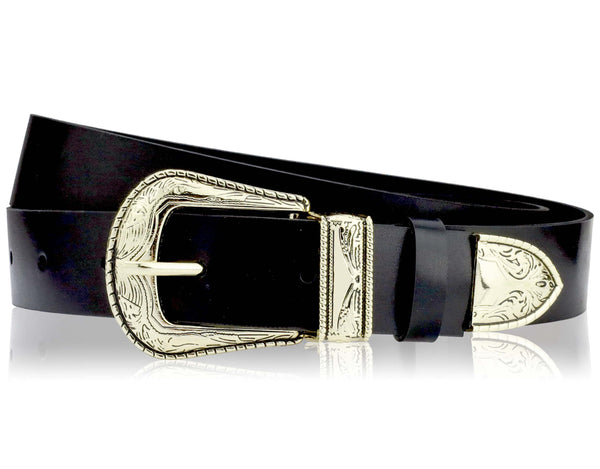 Odinis diržas Stevens Retro Vintage, juodas