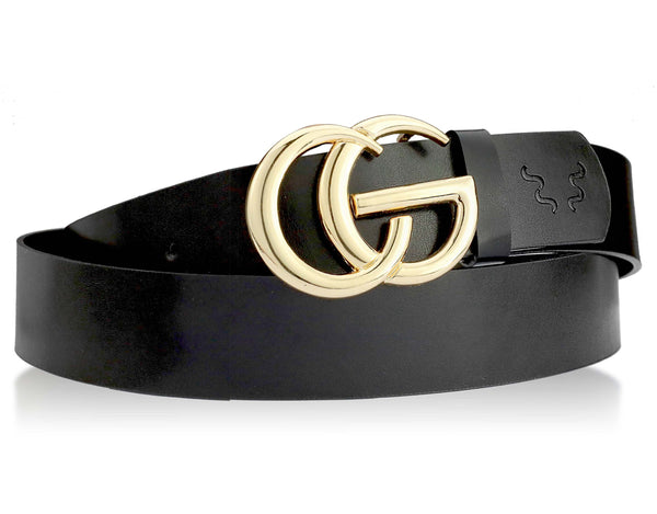 Odinis diržas moterims Stevens, juodas