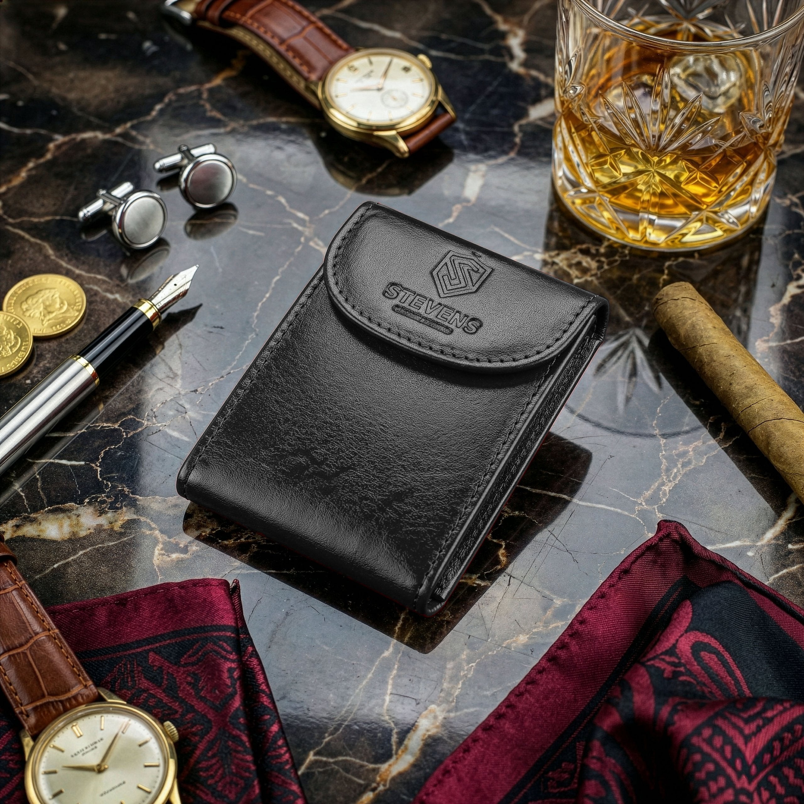 Kortelių, dokumentų dėklas Stevens P46 S1038